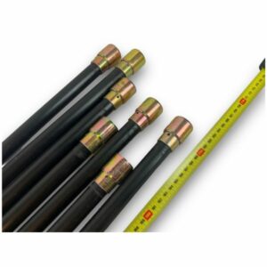 Alternative view of Kit hyper pro déboucheur canalisations | 7 cannes noires Ø 20 mm | 13 m | 3 accessoires