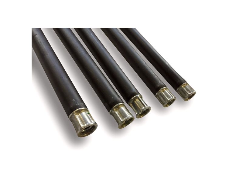 Kit cannes de curage canalisations | Ø 45 à 100 mm | Cannes noires 6,60 m | 3 accessoires – Image 8