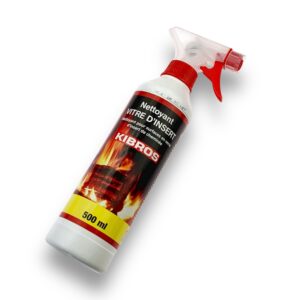 Nettoyant pour vitres d'insert en pulvérisateur | Surfaces en verre d'insert ou de foyer de cheminée