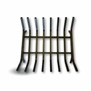 Alternative view of Grille porte bûches éco acier forgé 8 barreaux | Stockage bois | Support extérieur foyer ouvert