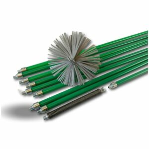 Alternative view of Kit ramonage pro non gainé | Hérisson acier | 9 cannes vertes | 8*1,4 m + 1*1 m