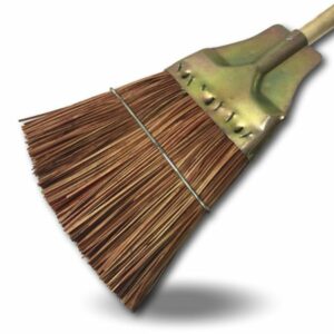 Balai tolé | Fibre piassava | Monture tole bichromatée | Balayage extérieur