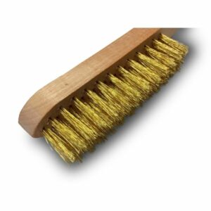 Alternative view of Brosse métallique à main | Type soudeur | Manche ergonomique bois