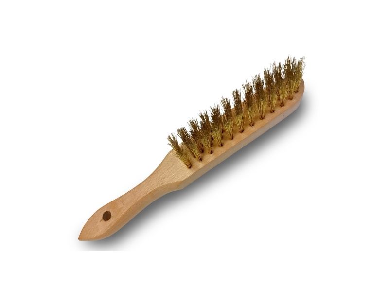Brosse métallique à main | Type soudeur | Manche ergonomique bois – Image 4