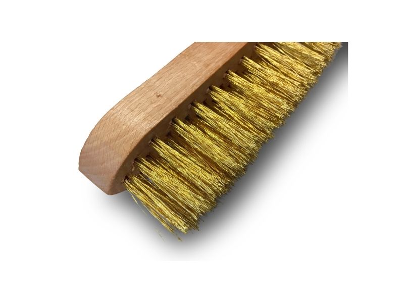 Brosse métallique à main | Type soudeur | Manche ergonomique bois – Image 3