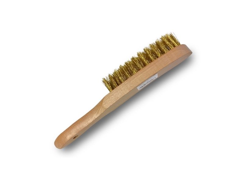 Brosse métallique à main | Type soudeur | Manche ergonomique bois – Image 5