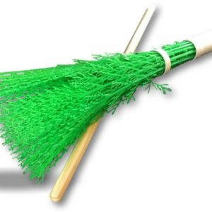 Balai bouleau synthétique balayage de rue | Type balai sorcière