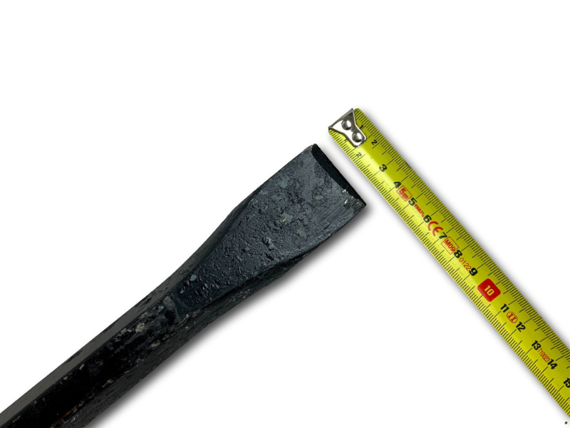 Barre à mine fer forgé | 1 embout plat 1 embout pointu | Creuser forer décoller – Image 5