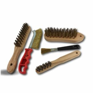 Lot de 5 brosses métalliques à main
