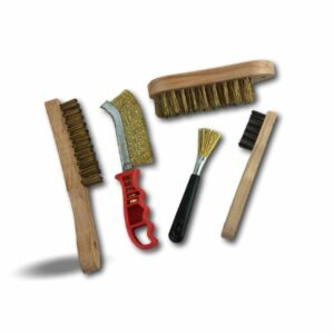 Alternative view of Lot de 5 brosses métalliques à main