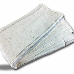 Serpillère couleur écrue avec liseré bleu