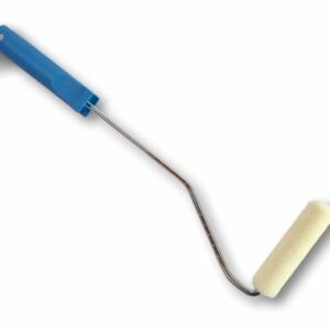 Alternative view of Rouleau peinture patte de lapin | Rayé jaune polyamide ou laqueur velours | Largeur manchon 100 mm