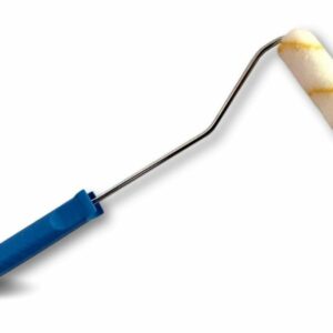 Rouleau peinture patte de lapin | Rayé jaune polyamide ou laqueur velours | Largeur manchon 100 mm - Polyamide, A l'unité