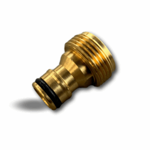 Adaptateur simple | Version mâle | Tétine en laiton avec un joint torique