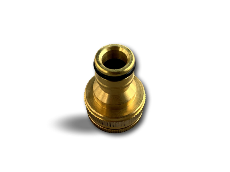 Adaptateur double | Version femelle | Tétine en laiton avec un joint torique – Image 4