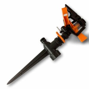 Arroseur à impulsion | Portée 5 à 12,5 m | Arrosage 30 à 50 m2 | PP ABS noir