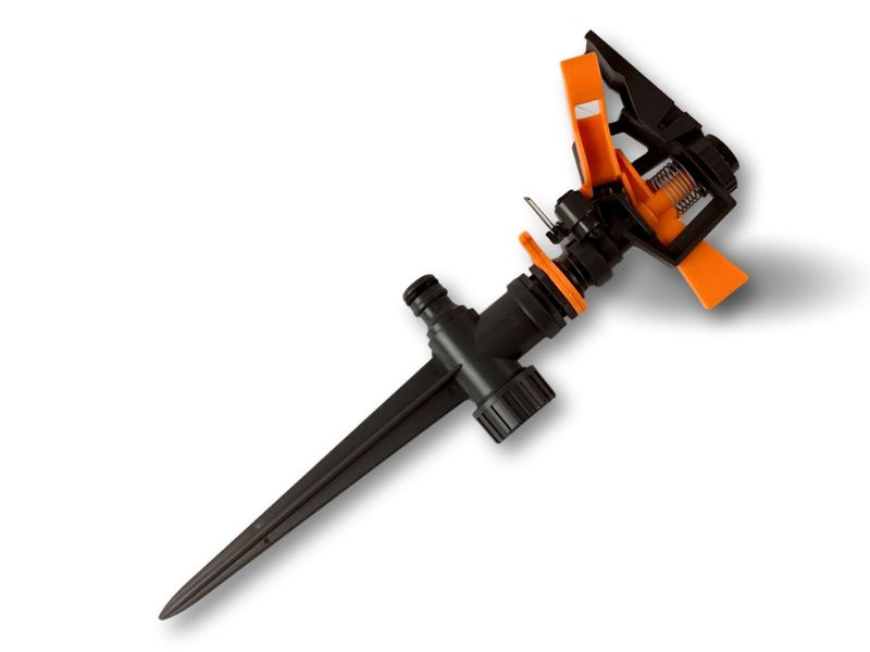 Arroseur à impulsion | Portée 5 à 12,5 m | Arrosage 30 à 50 m2 | PP ABS noir