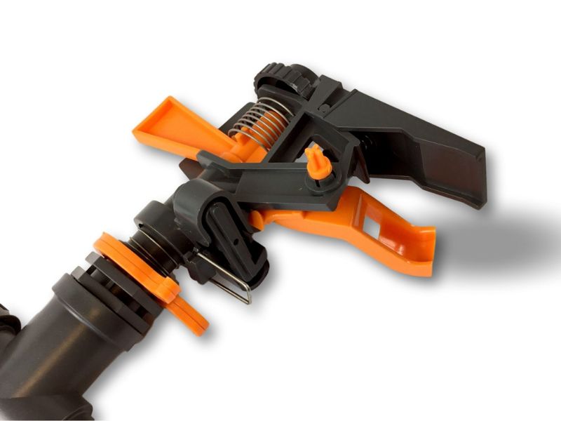 Arroseur à impulsion | Portée 5 à 12,5 m | Arrosage 30 à 50 m2 | PP ABS noir – Image 2