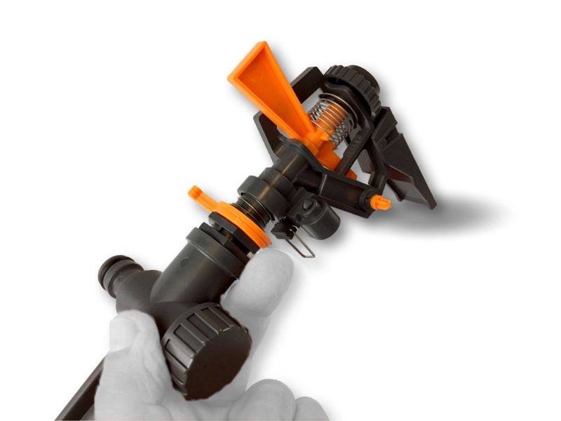 Arroseur à impulsion | Portée 5 à 12,5 m | Arrosage 30 à 50 m2 | PP ABS noir – Image 4