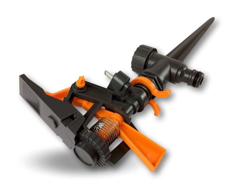 Arroseur à impulsion | Portée 5 à 12,5 m | Arrosage 30 à 50 m2 | PP ABS noir – Image 5