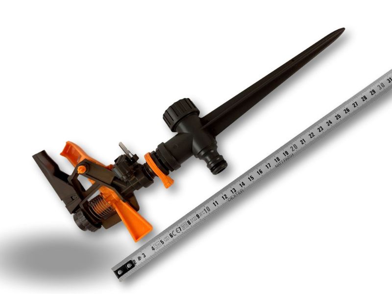 Arroseur à impulsion | Portée 5 à 12,5 m | Arrosage 30 à 50 m2 | PP ABS noir – Image 6