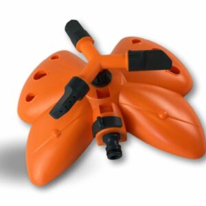 Arroseur rotatif à base papillon | 3 bras tournants | Secteur d'arrosage 360°