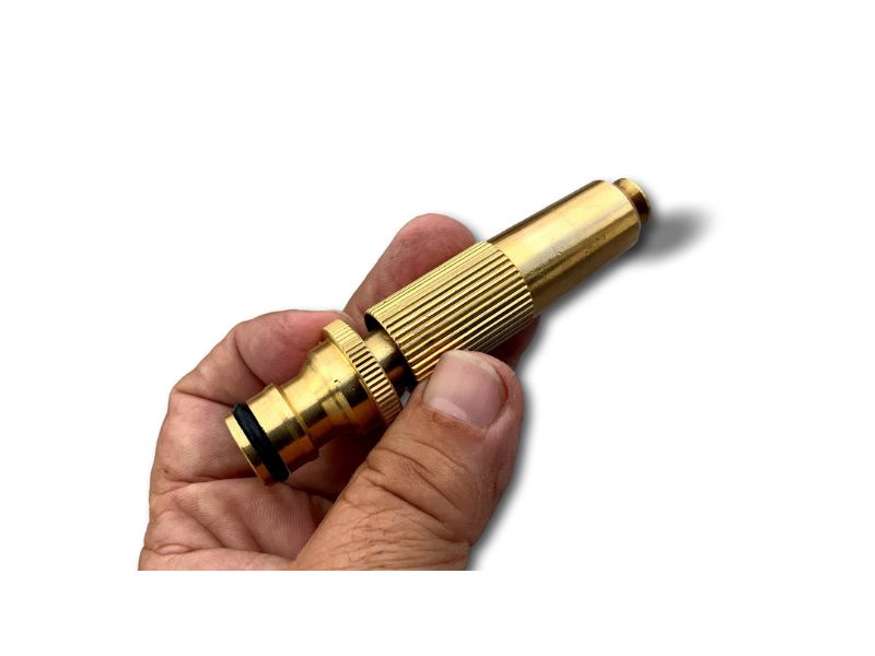 Buse d'arrosage laiton | Jet d'eau puissance réglable | Brume ou jet – Image 4