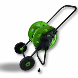 Alternative view of Chariot porte tuyau enrouleur | Stockage 45 mètres de tuyau | Acier PP ABS