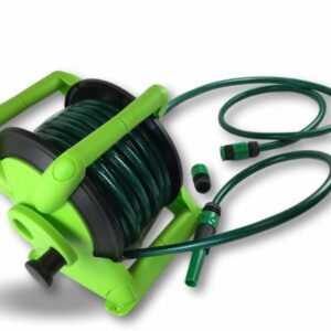 Chariot enrouleur tuyau renforcé 15 mètres * 15 mm | Lance et accessoires