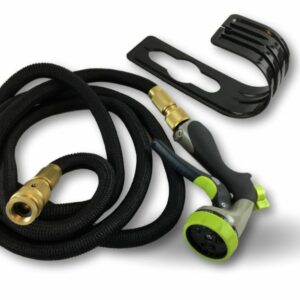 Tuyau d'arrosage extensible rétractable PRO | Pistolet 8 positions - 3 à 7 mètres, A l'unité