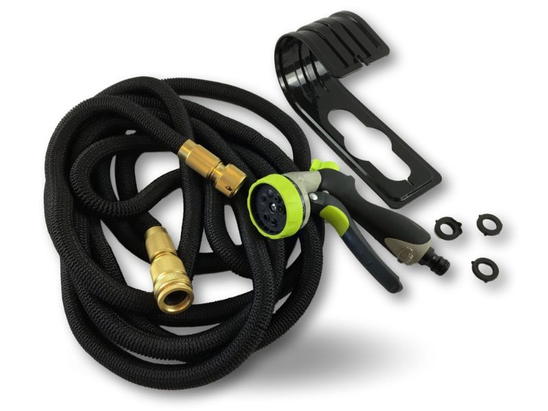 Tuyau d'arrosage extensible rétractable PRO | Pistolet 8 positions – Image 3