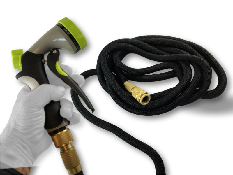 Tuyau d'arrosage extensible rétractable PRO | Pistolet 8 positions – Image 5