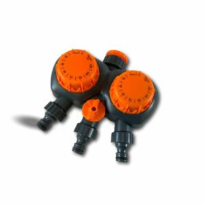 Minuteur mécanique programmable arrosage 3 sorties | Version double | 0 à 120 mn