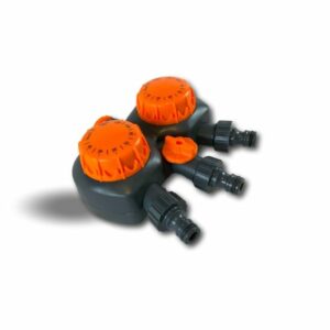 Alternative view of Minuteur mécanique programmable arrosage 3 sorties | Version double | 0 à 120 mn