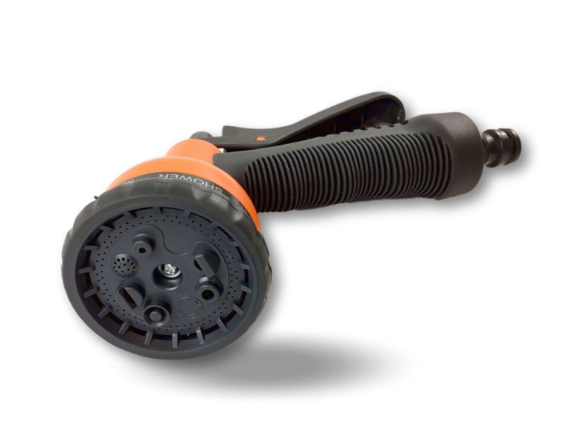 Pistolet de pulvérisation | 8 modes d'arrosage | Connecteur tuyau par tétine – Image 2