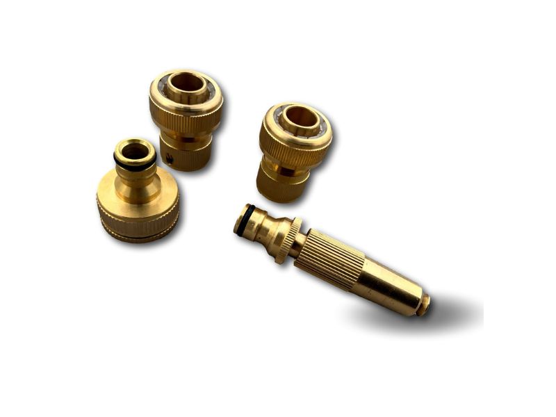 Kits complet de raccords et connecteurs en laiton | Buse d'arrosage réglable