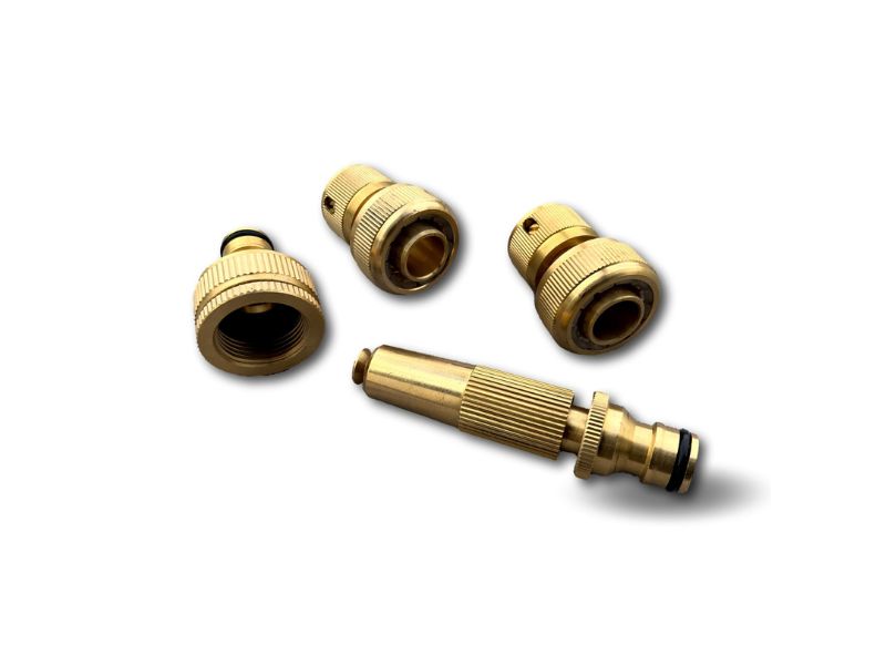 Kits complet de raccords et connecteurs en laiton | Buse d'arrosage réglable – Image 3