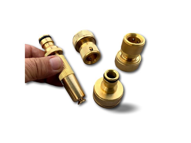 Kits complet de raccords et connecteurs en laiton | Buse d'arrosage réglable – Image 5