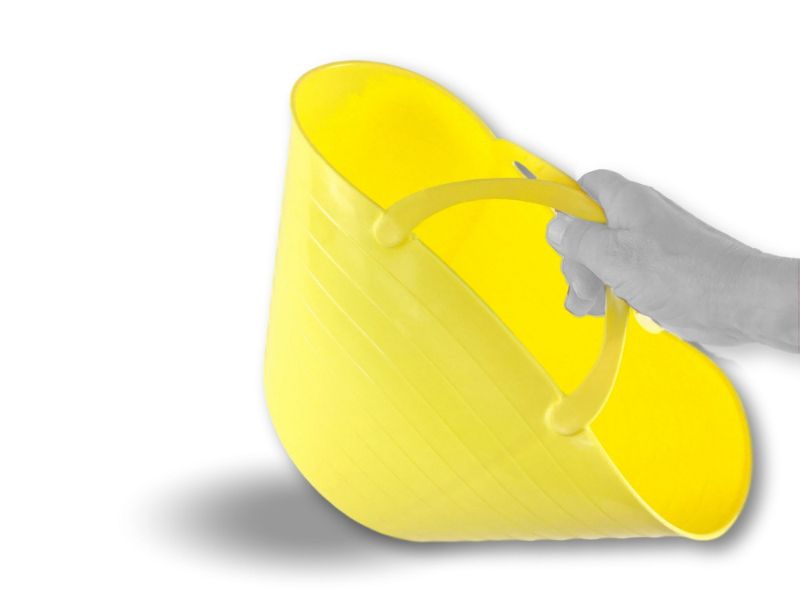 Seau bassine panier souple | Récipient multifonction en polyéthylène plastique flexible résistant – Image 3