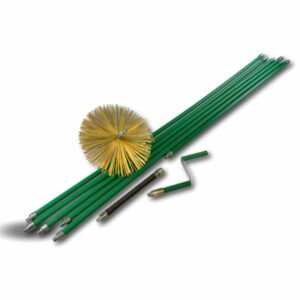 Kit ramonage rotatif | Système tout kiblok | Hérisson acier | Cannes vertes autobloquantes