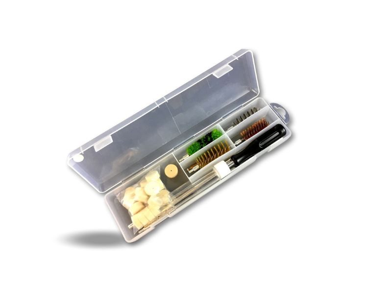 Kit nettoyage entretien fusil chasse | Calibre 12/16/20 | Boite rangement 30 cm – Image 6