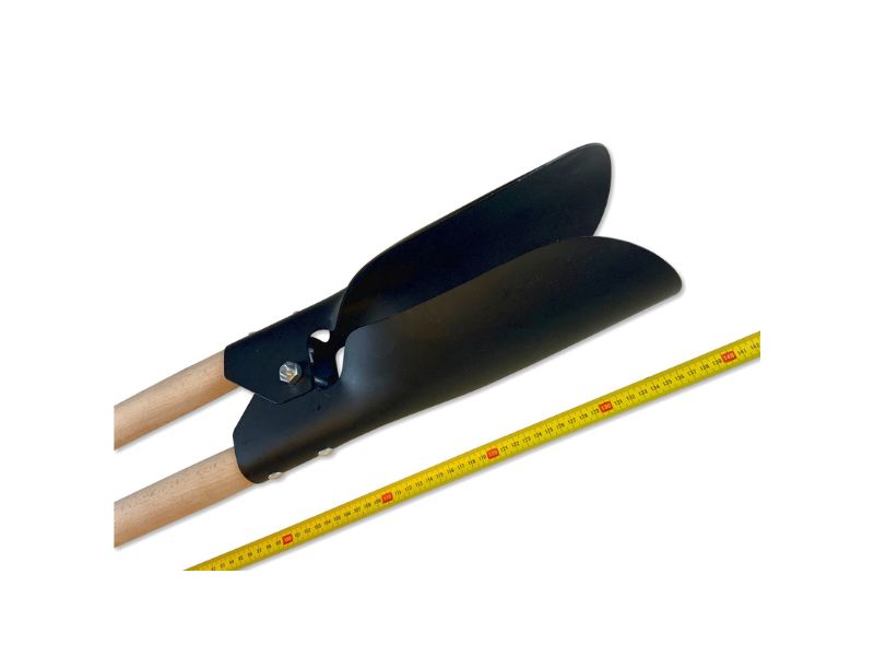 Pelle bèche à trou en acier avec 2 manches bois | 140 cm – Image 5