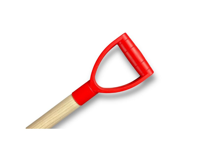 Pelle à neige poussoir renforcé avec manche bois | Rouge | 53 cm – Image 6