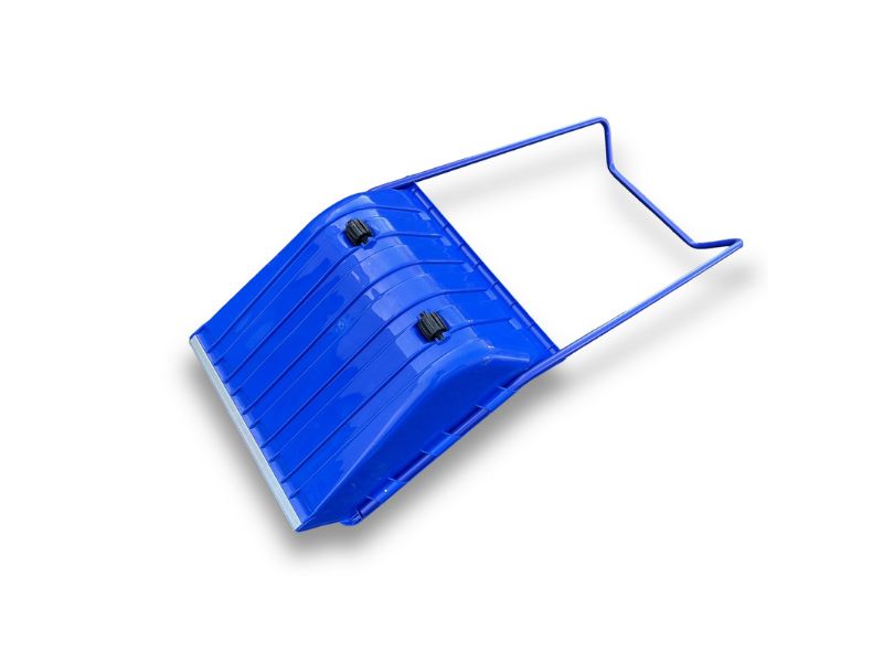 Pelle à neige traineau 64x70 cm plastique | manche ergonomique acier