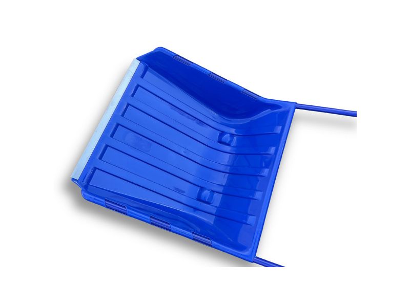 Pelle à neige traineau 64x70 cm plastique | manche ergonomique acier – Image 6