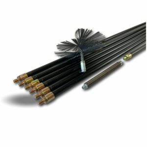 Alternative view of Kit ramonage hyper pro | Hérisson acier | 7 cannes noires PPN 13,25m + ressort