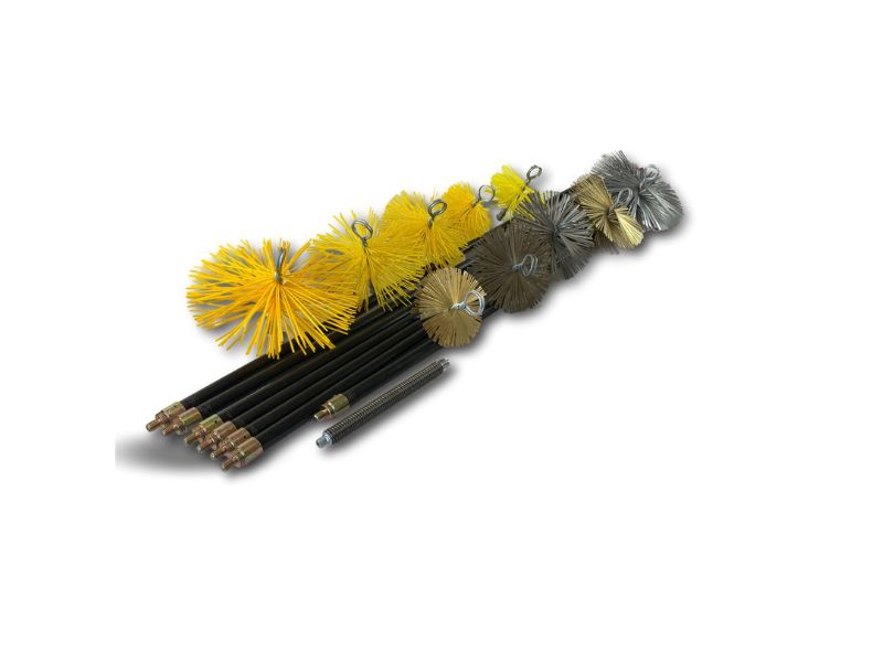 Kit ramonage hyper pro | 10 hérissons acier+nylon | 7 cannes PPN 13,25m+ressort – Image 4