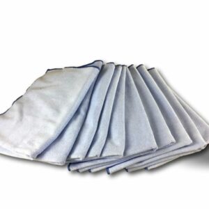 Lot de 10 serpillières microfibre sol | 40x60 cm| Lavante et dégraissante
