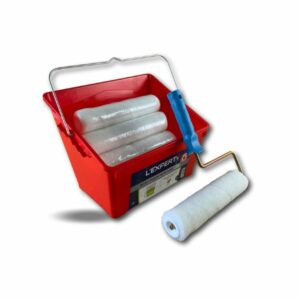 Alternative view of Pack peinture Polyester court | 10 manchons 250 mm à vis | 1 monture | Seau