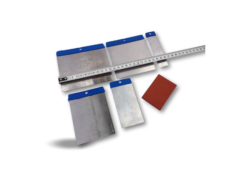 Trousse de 5 couteaux de carrossier | Avec 1 ou 2 cales à poncer – Image 5